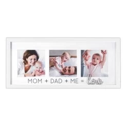 Malden 4x4 Mom, Dad And Me Wood Collage Picture Frame, 15x7