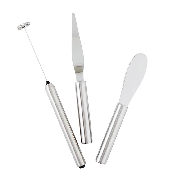 Breakfast Tools In Cardboard Book Box, Set Of 3