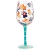 Lolita Love My Rescue Handpainted Wine Glass, 15 Oz.