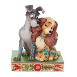 Enesco Jim Shore Disney Lady And The Tramp Love Scene, 4.5"