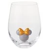 Hallmark Disney Minnie Mouse Ears Silhouette Stemless Glass, 13 Oz.