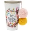 Natural Life Will Not Stress Stainless Steel Pom-Pom Tumbler, 15 Oz.