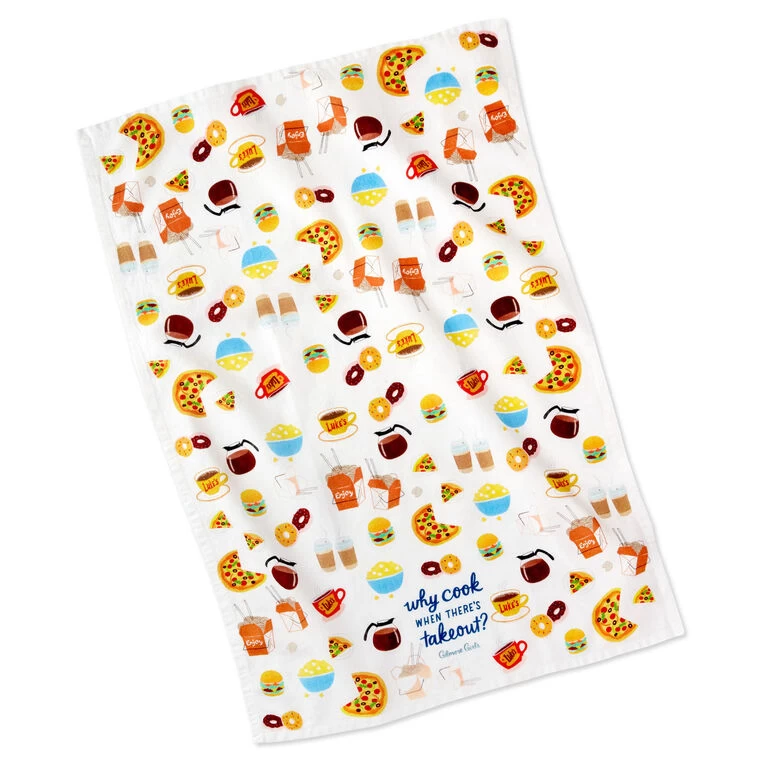 Hallmark Gilmore Girls Why Cook Tea Towel - Image 2