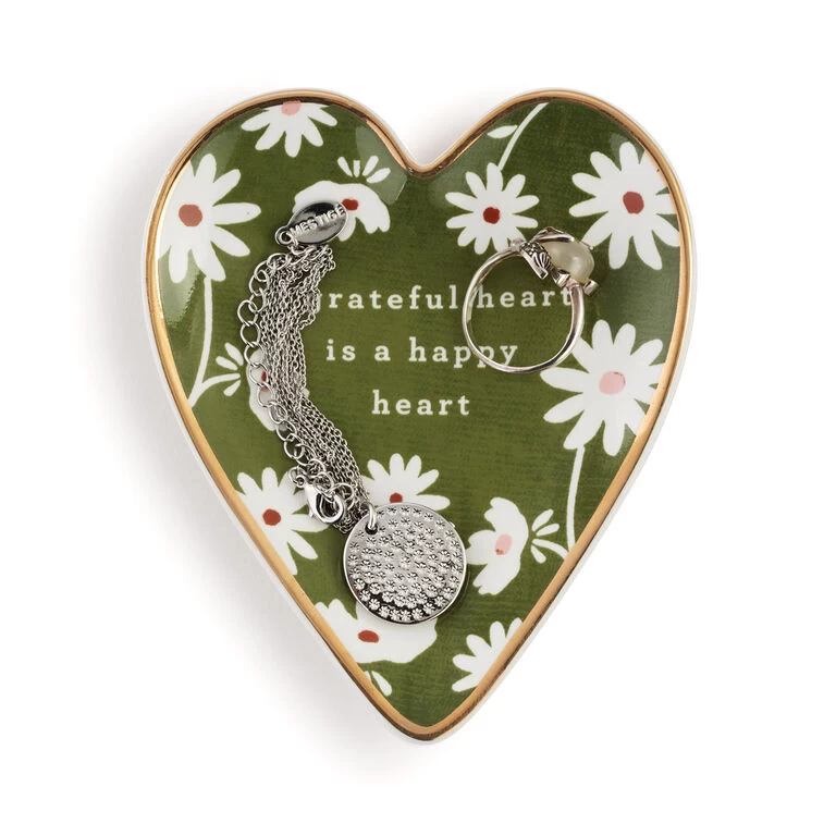 Demdaco Grateful Art Heart Trinket Dish - Image 3