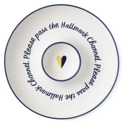 Hallmark Channel Chip And Dip Plate