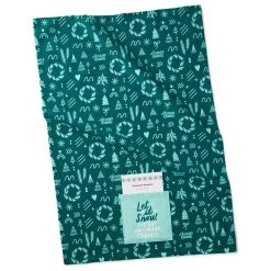 Hallmark Channel Let It Snow Tea Towel With Recipe Cards