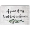 Piece Of My Heart Wood Quote Sign, 5.25"