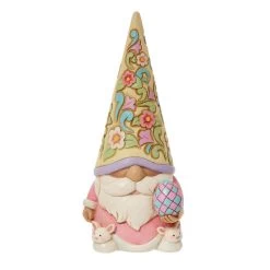 Enesco Jim Shore Gnome With Bunny Slippers Figurine, 6.1"