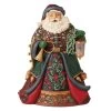 Enesco Jim Shore Collector Santa With Lantern Figurine, 14.02"
