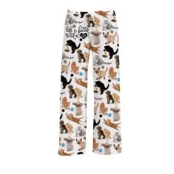 Brief Insanity Life Is Better With A Cat Lounge Pants, Medium