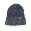 Britt’s Knits Navy Blue Ribbed Knit Men's Beanie Hat
