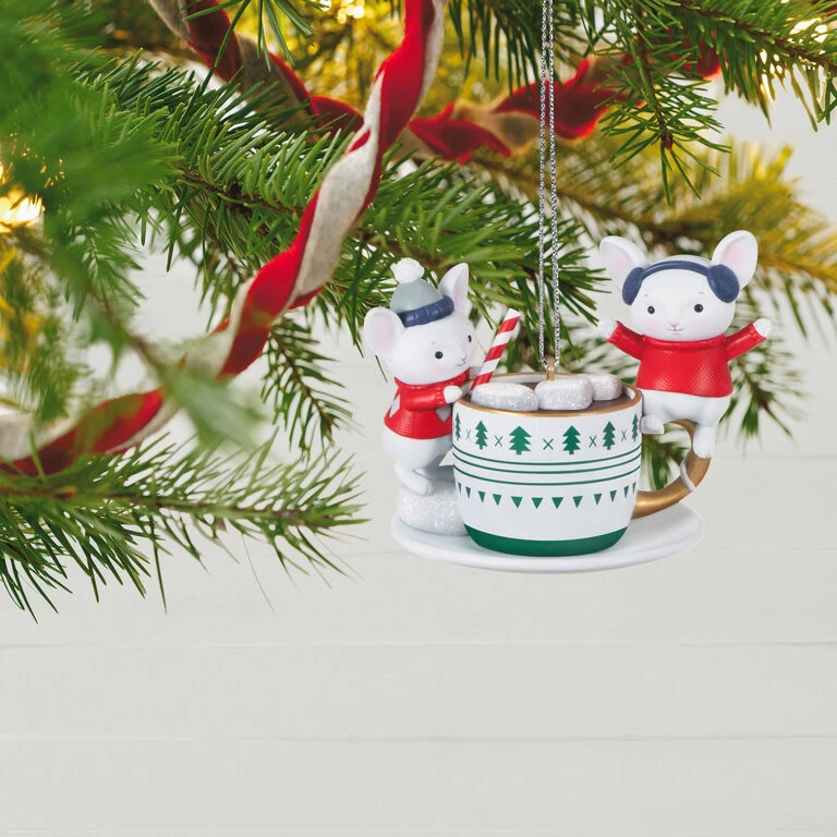 Hallmark Merry Mice With Hot Cocoa Ornament - Image 2