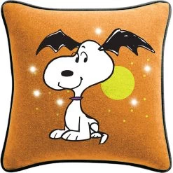 Hallmark Peanuts® Batty Snoopy Light-Up Pillow, 16.5x16.5