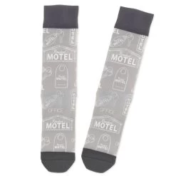 Hallmark Schitt's Creek® Rosebud Motel Novelty Crew Socks