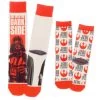 Hallmark Star Wars™ Darth Vader™ And Jedi In Training Adult And Child Novelty Crew Socks, Set Of 2