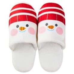 Hallmark Snowman Musical Slippers, Small/Medium