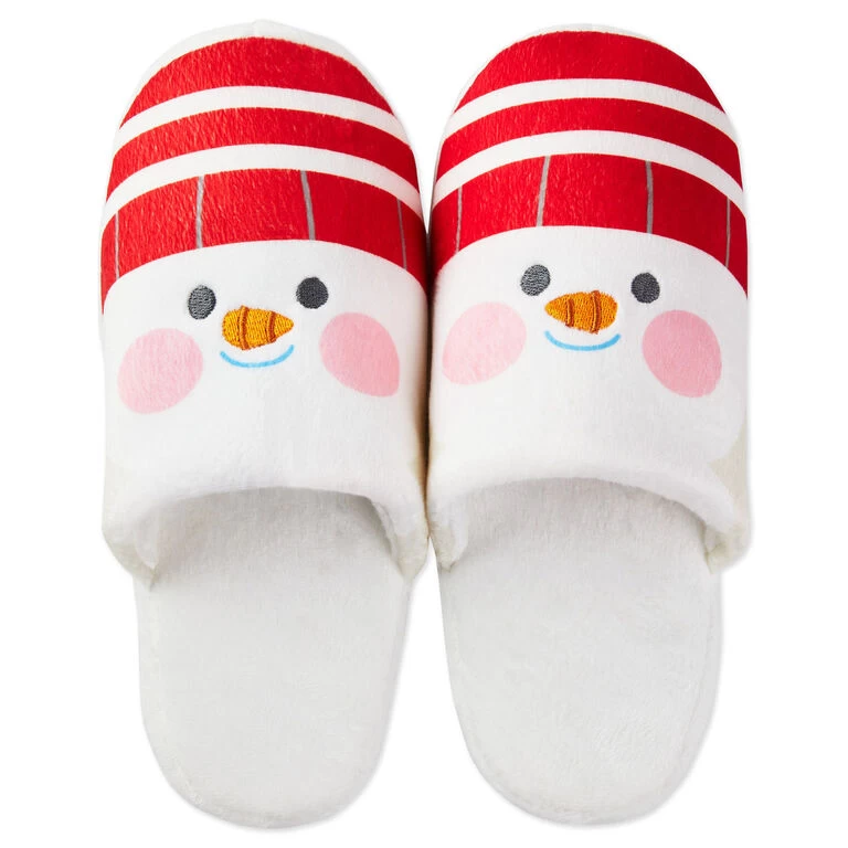 Hallmark Snowman Musical Slippers, Small/Medium