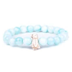 Fahlo Seafoam Bead Penguin Passage Bracelet