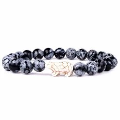 Fahlo Papillae Stone Polar Bear Venture Bracelet