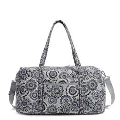 Vera Bradley Large Travel Duffel In Tranquil Medallion