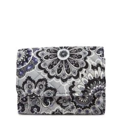 Vera Bradley RFID Riley Compact Wallet In Tranquil Medallion