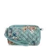 Vera Bradley RFID All-in One Crossbody Purse In Sunlit Garden Sage