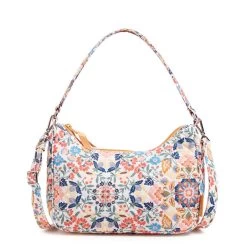 Vera Bradley Frannie Crescent Crossbody Purse In Enchanted Mandala