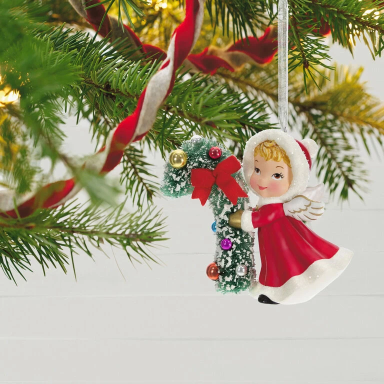 Hallmark Vintage Angel Porcelain Ornament - Image 2