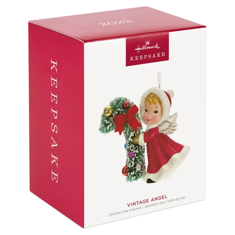 Hallmark Vintage Angel Porcelain Ornament - Image 4