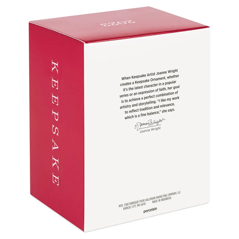 Hallmark Vintage Angel Porcelain Ornament - Image 5