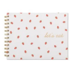 DesignWorks Ink Strawberries Meal Planner With Grocery Checklists