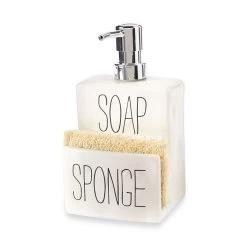 Mud Pie Soap Pump And Sponge Holder