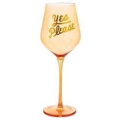 Hallmark Yes Please Wine Glass, 19.27 Oz.