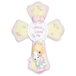 Precious Moments® Jesus Loves Me Cross For Girl